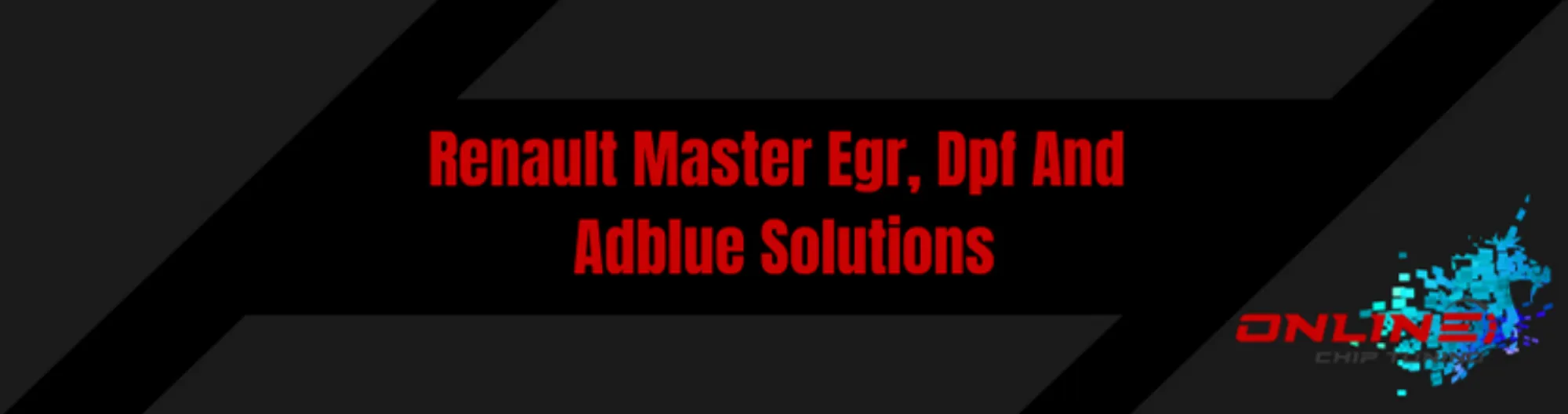 Renault Master Egr, Dpf And Adblue Solutions