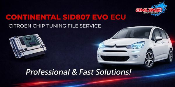 What is SID807 EVO ECU? Chip Tuning and Online File Solutions